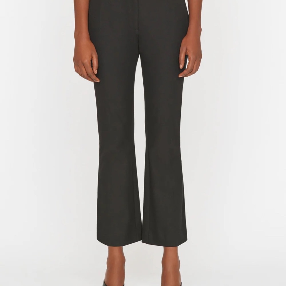 NWOT Frame Le Crop mini boot in noir trouser pant slacks size 0